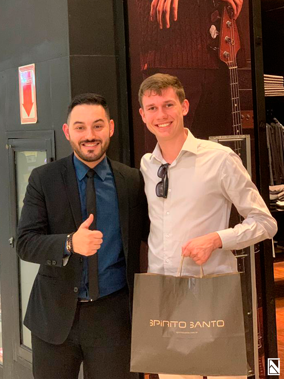 Mateus Carcuchinski recebeu um vale-compras