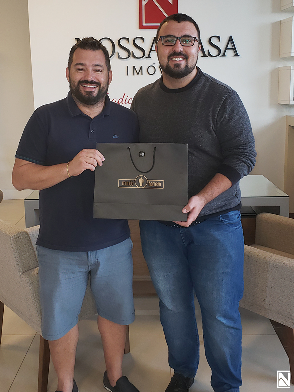 Wagner Rosa recebeu um vale-compras do sócio Fabiano Silva