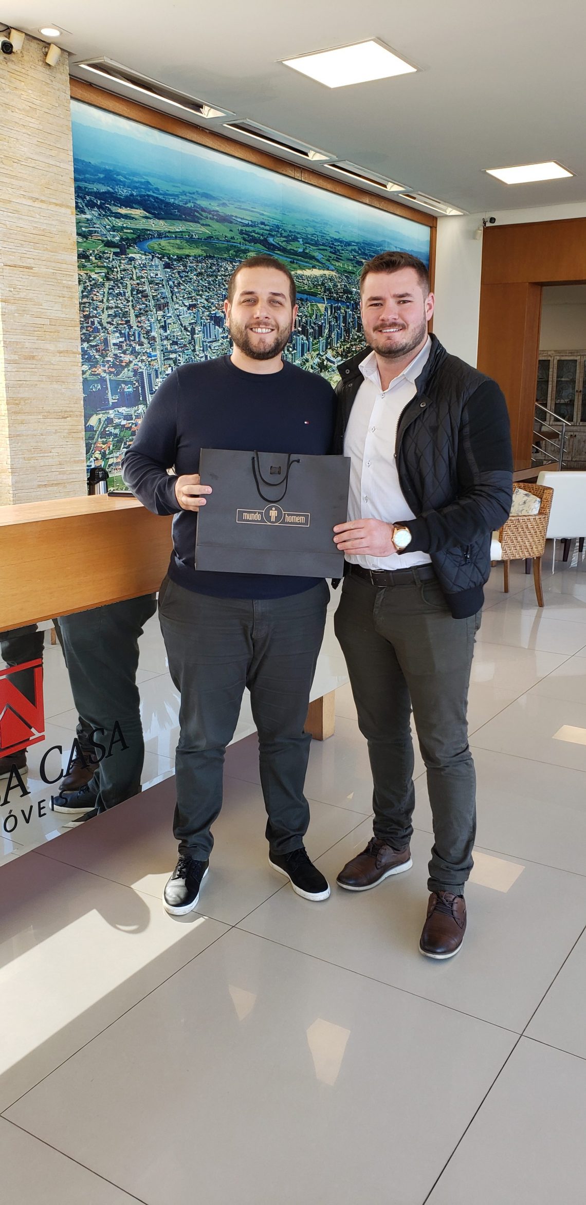 Wellington recebeu do seu gerente um vale-compras