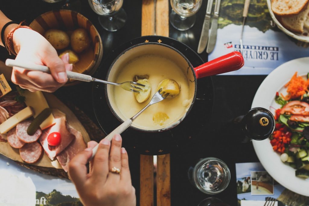 fondue e chimarrão no Rio Grande do Sul
