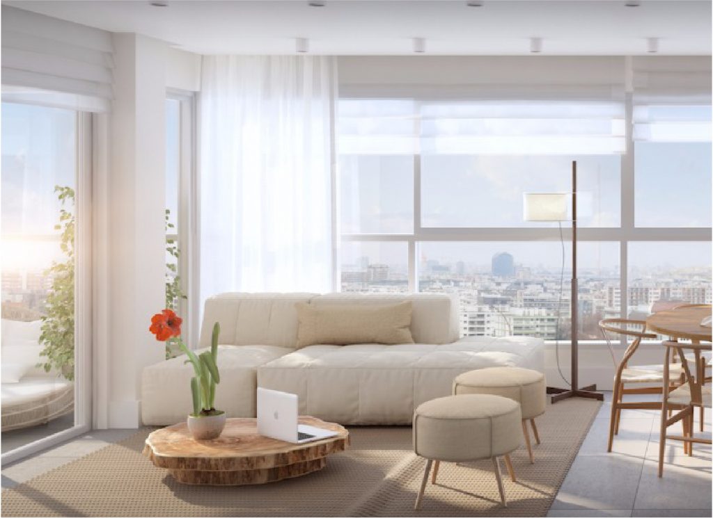 Living apto 1 - Edifício Trésor
