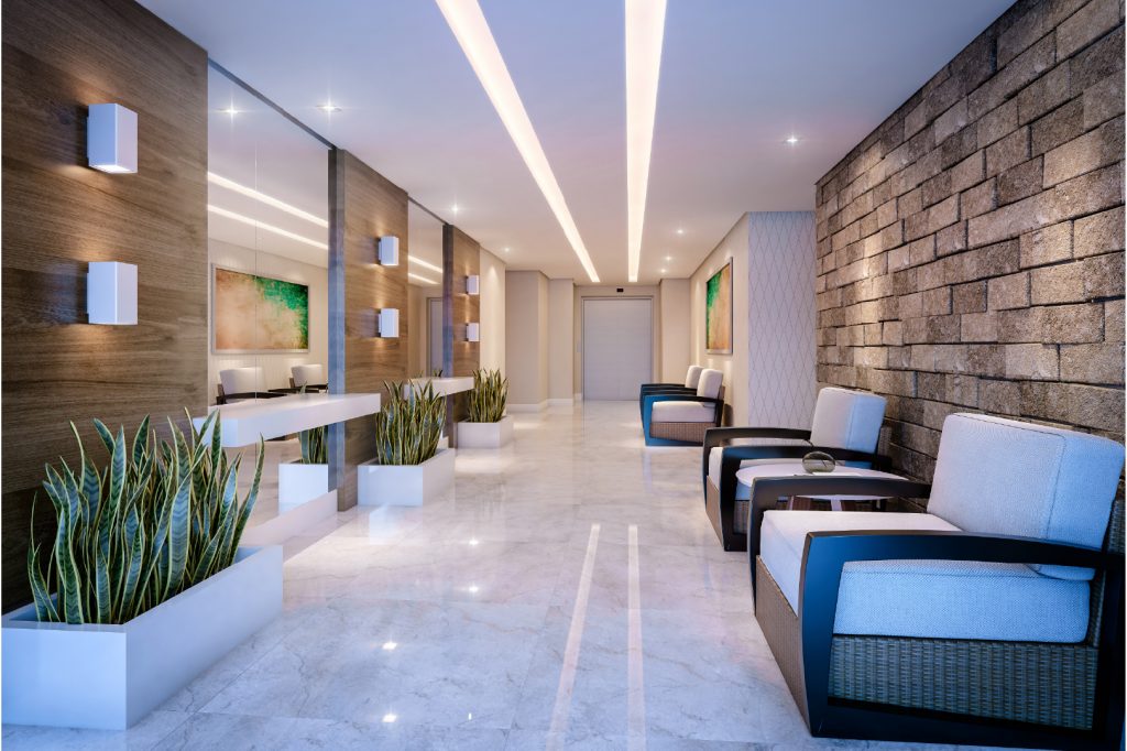 Hall de entrada - Cannes Résidentiel